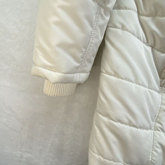 Susan Graver Water Resistant Quilted Puffer Jacket with Hood Womens XL white - Picture 2 of 13